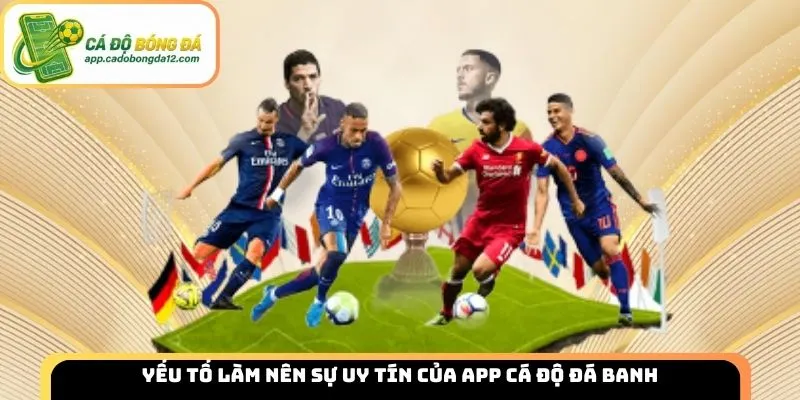 Yếu tố làm nên sự uy tín của app cá độ đá banh